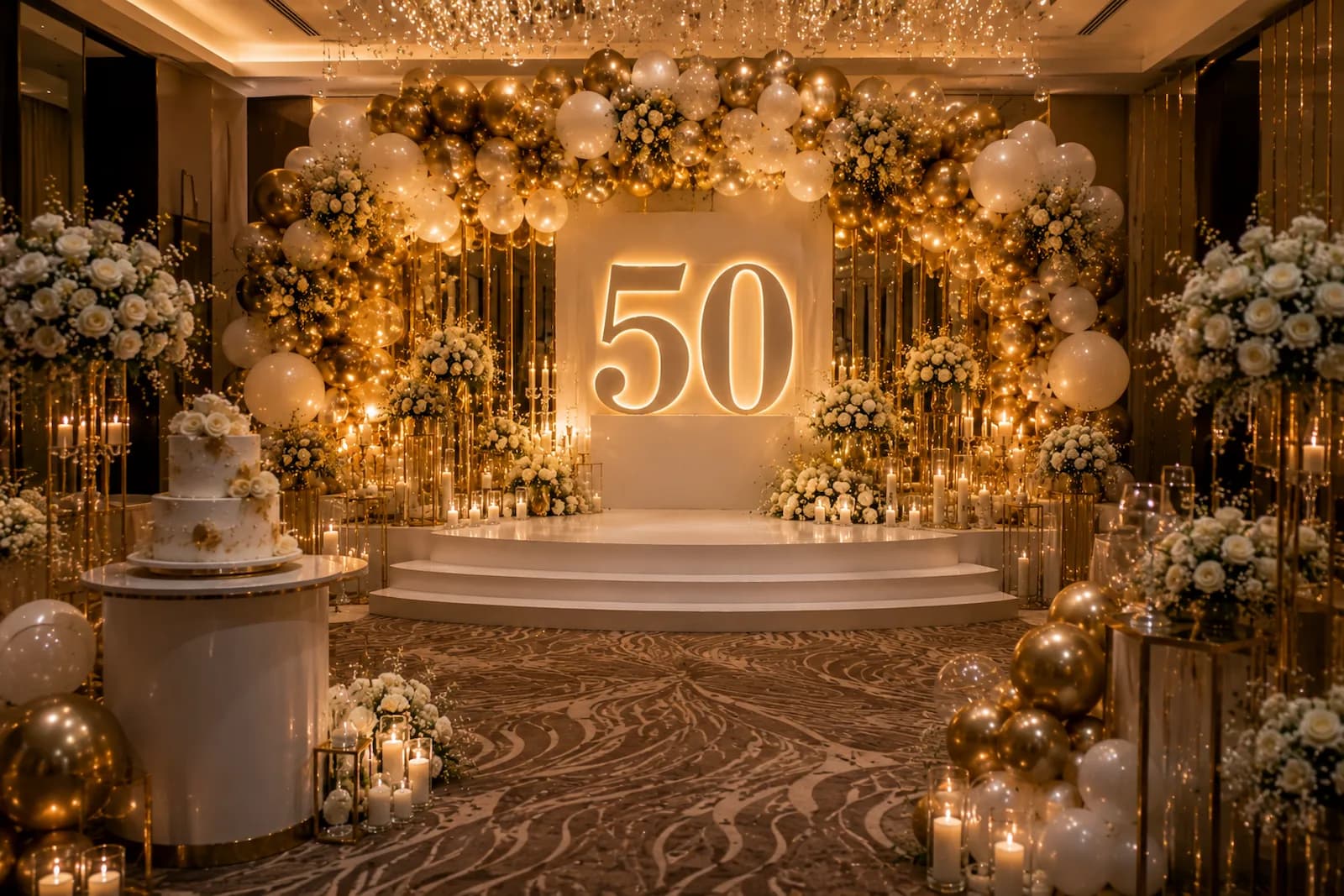 50th Golden Jubilee Anniversary Decoration Delhi