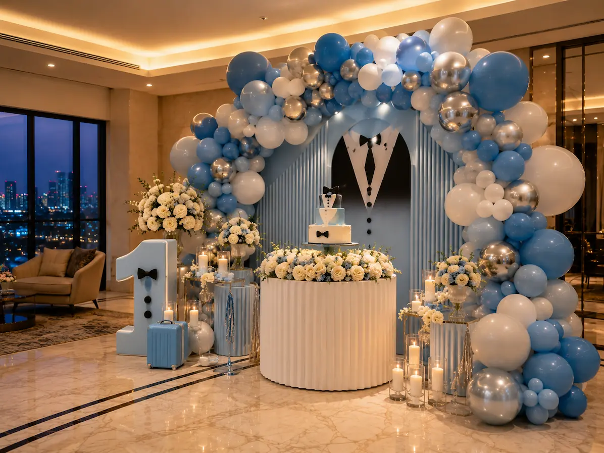 Boss Baby Inspired Birthday Decoration in Delhi